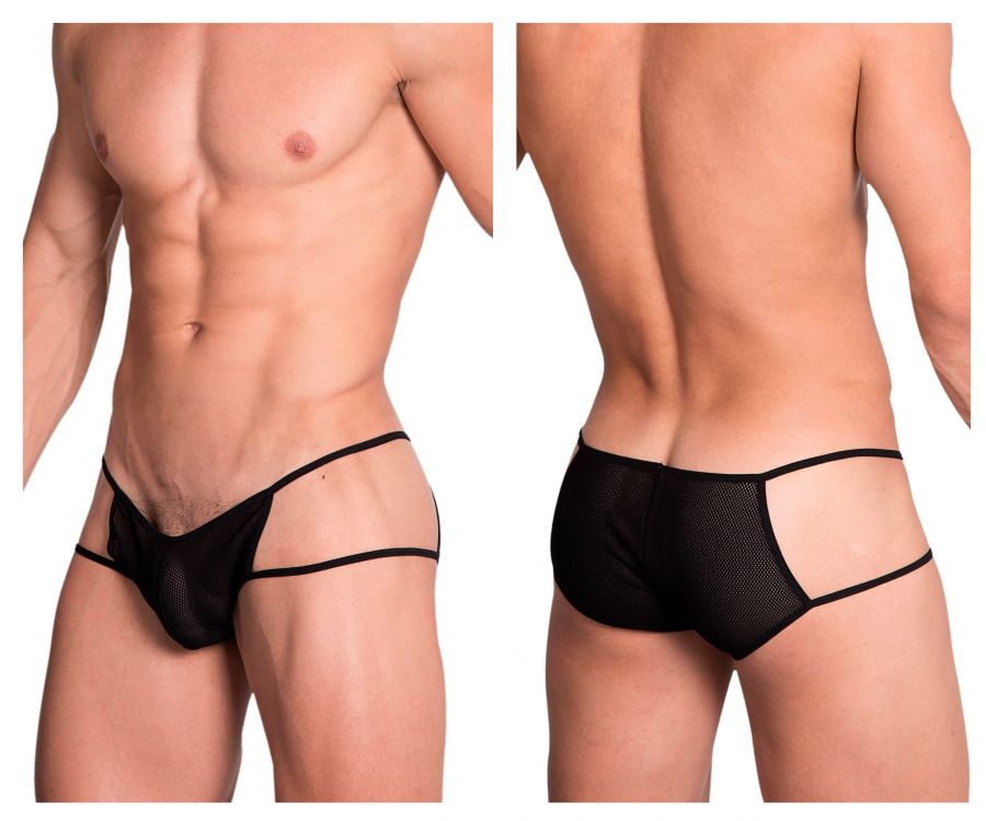 Hidden 965 Slip mit offener Seite, Farbe Schwarz