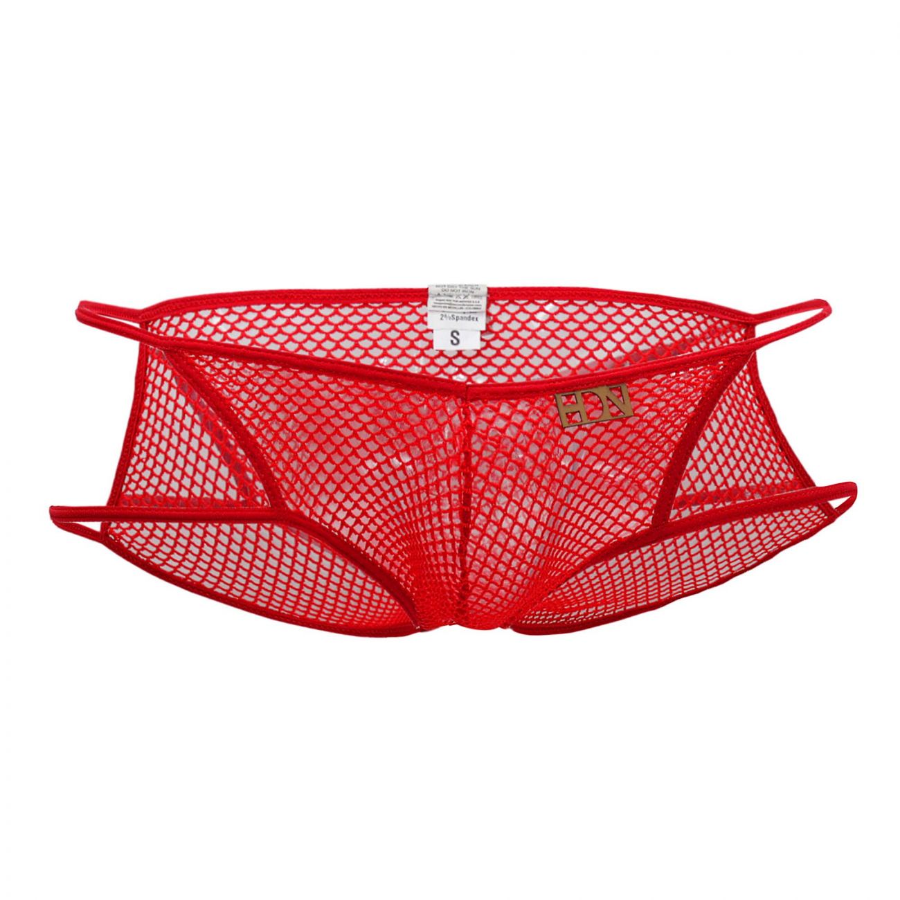 Braguitas Hidden 965 con abertura lateral en color rojo