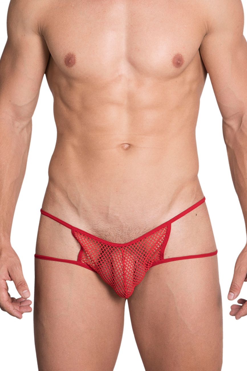 Hidden 965 Slip mit offener Seite, Farbe Rot