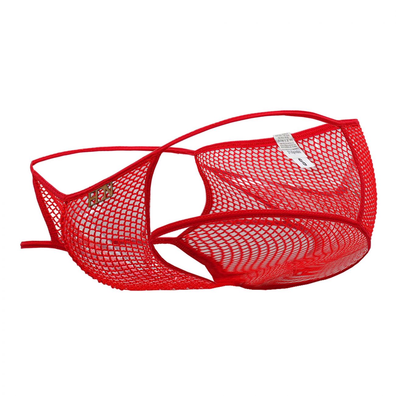 Braguitas Hidden 965 con abertura lateral en color rojo