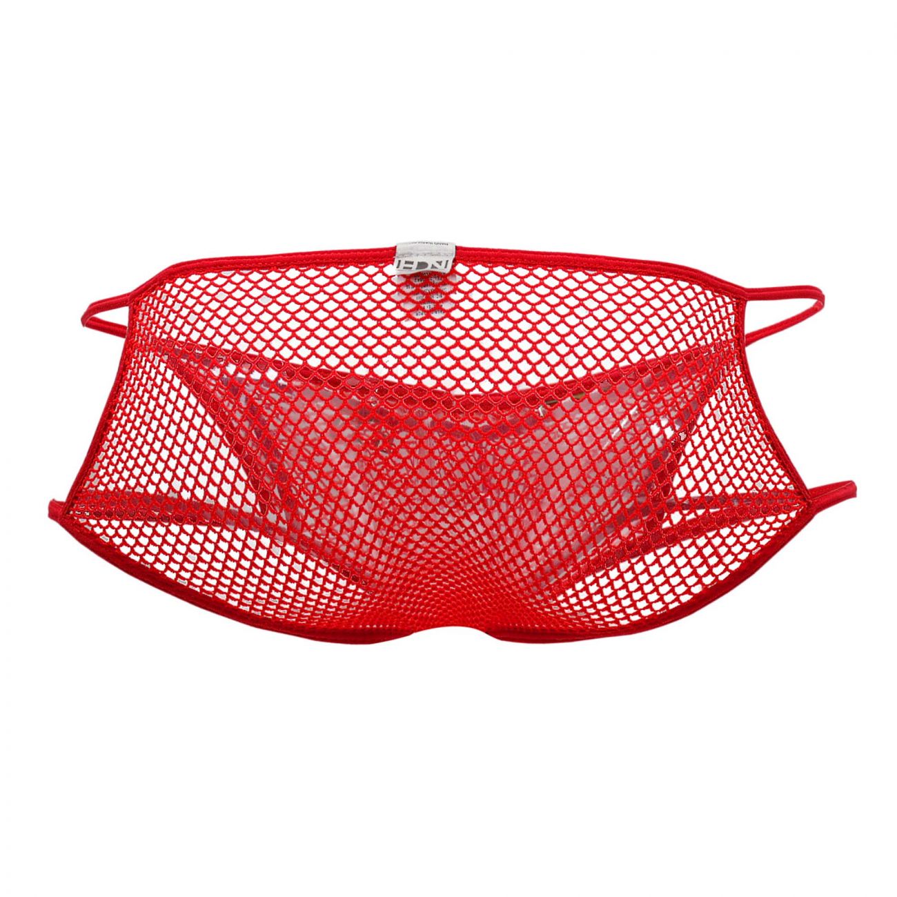Braguitas Hidden 965 con abertura lateral en color rojo