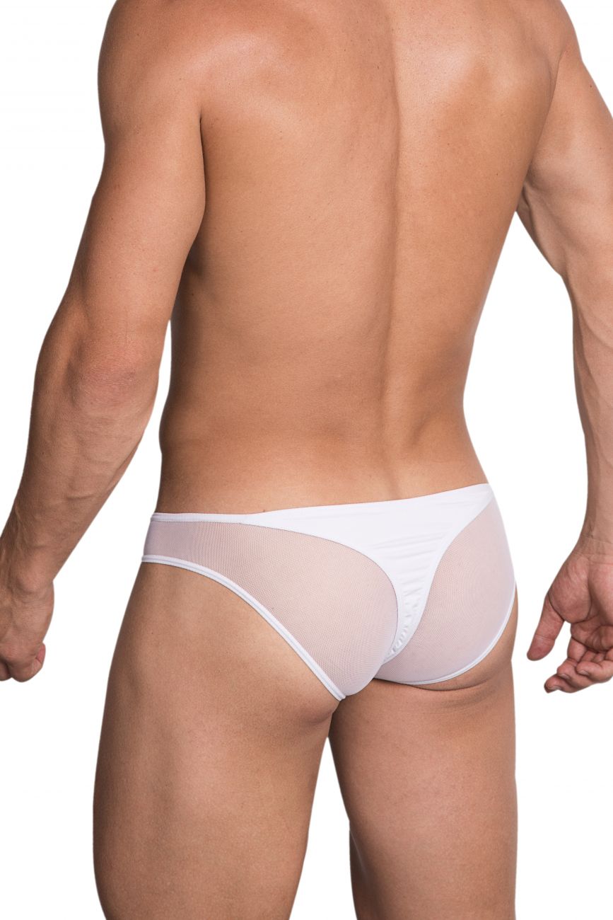 Bikini-Tanga de Malla Hidden 972 Color Blanco