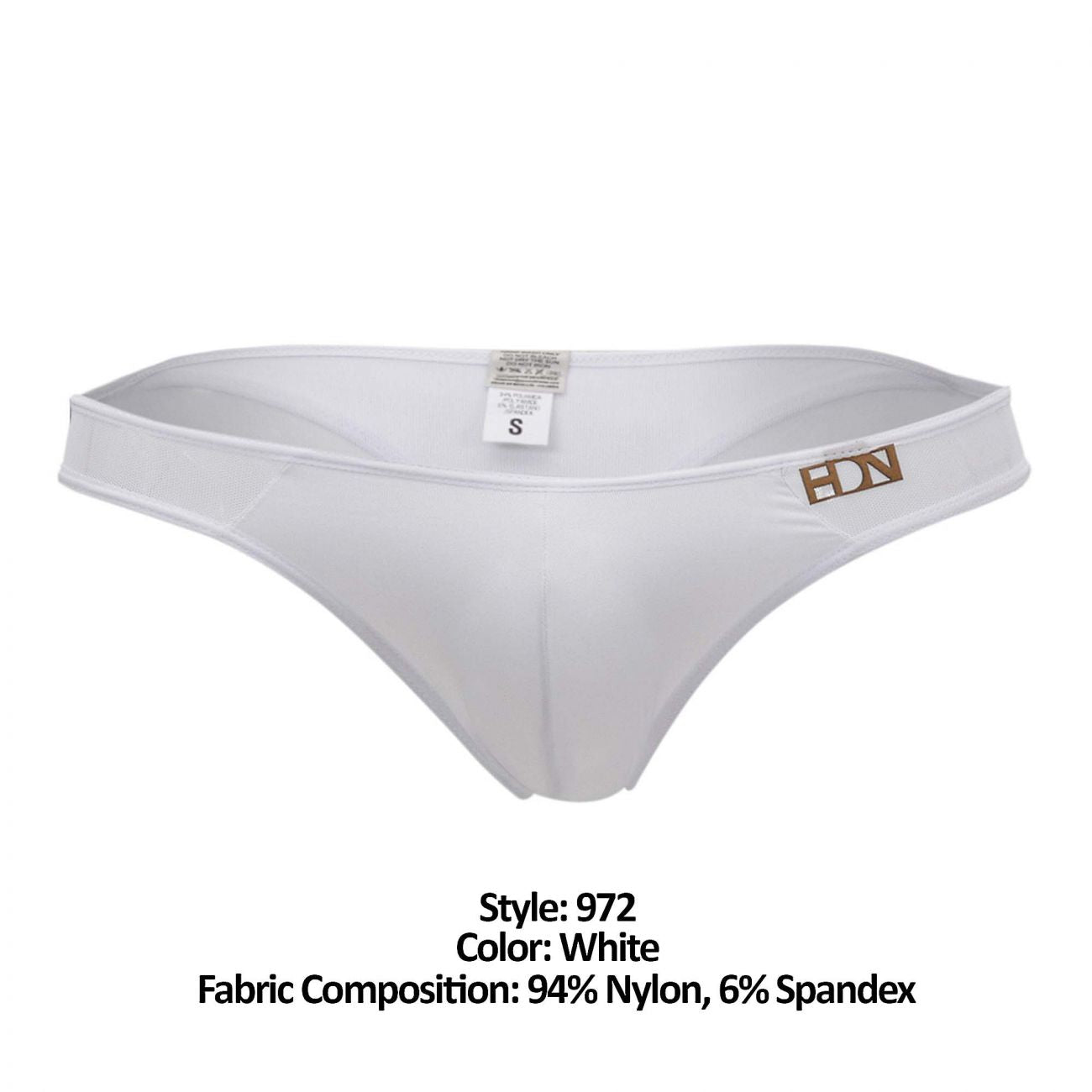 Bikini-Tanga de Malla Hidden 972 Color Blanco