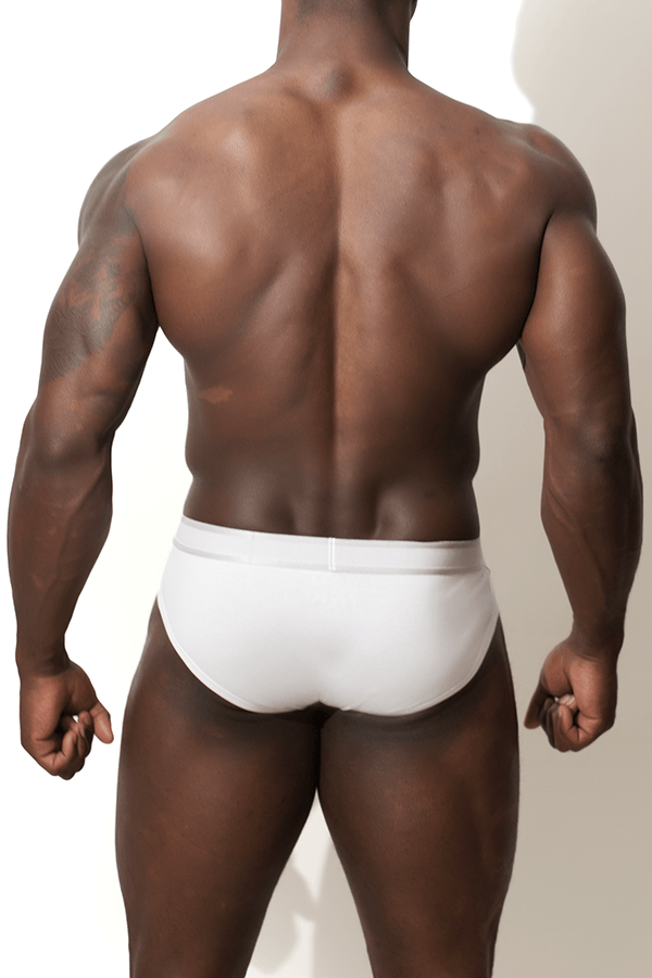 Heartbreaker Briefs W Bulge Pouch - White - DealByEthan.gay