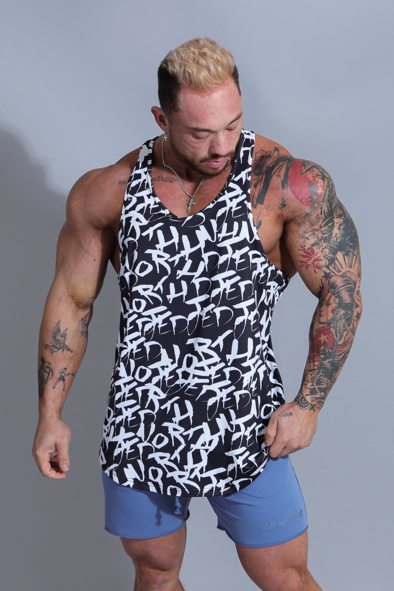 Graphic Muscle Stringer - Chaotisches Schwarz