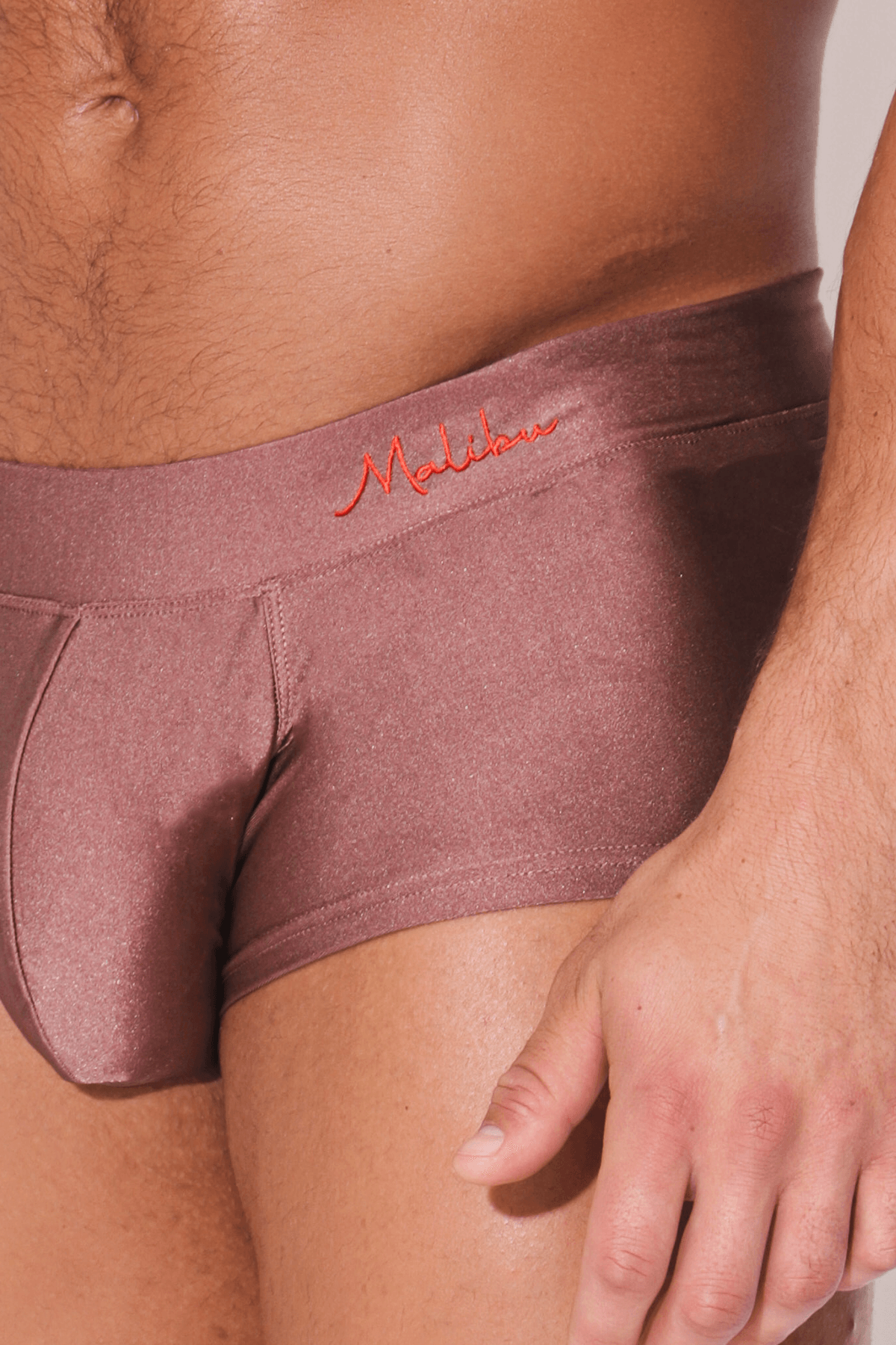 Dynamic Shine Boxer Briefs - Mauve - DealByEthan.gay