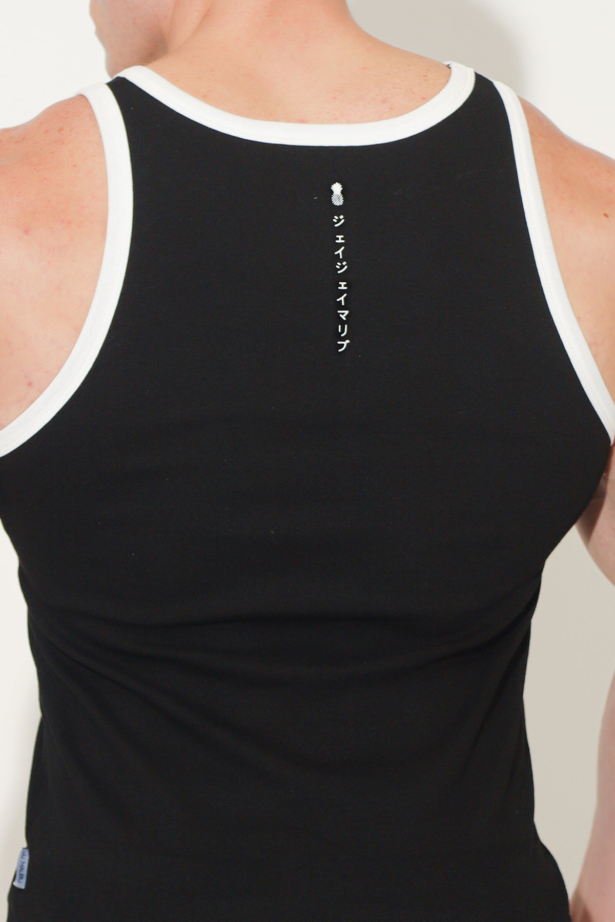 Muscle Fit Ribbed Tank - Malibu Black - DealByEthan.gay