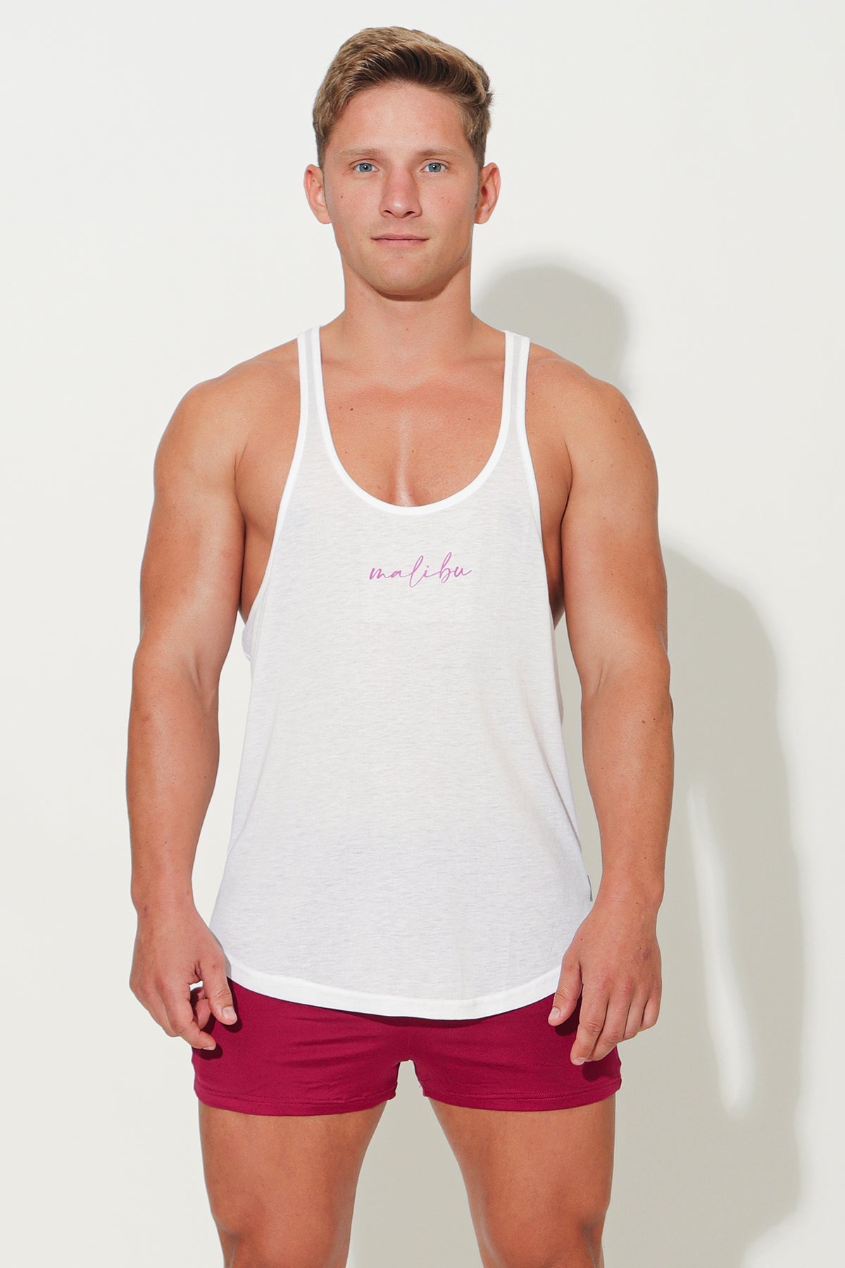 JJ Stringer - White w/ Purple Logo - DealByEthan.gay