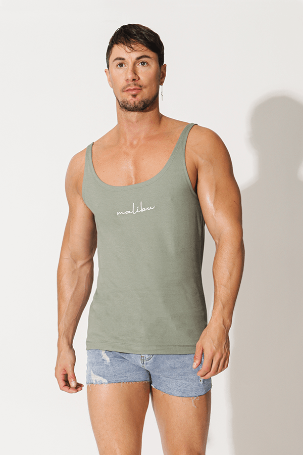 Mind in Malibu Wide-Cut Tank Top - Light Green - DealByEthan.gay