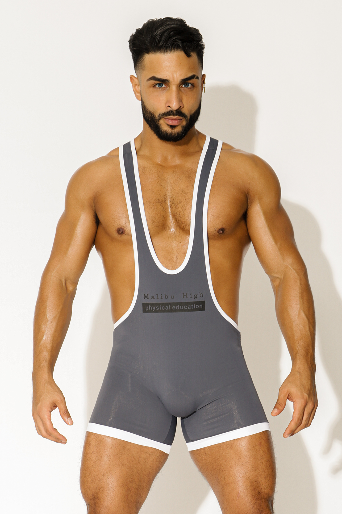 Join The Team Boxer Brief Singlet - Dark Grey - DealByEthan.gay