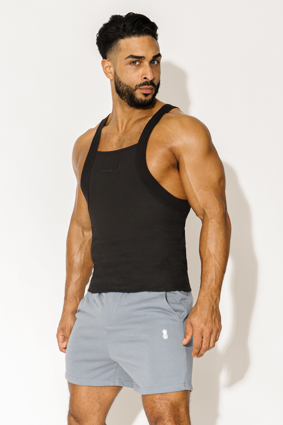 Over You Square Cut Tank - Black - DealByEthan.gay