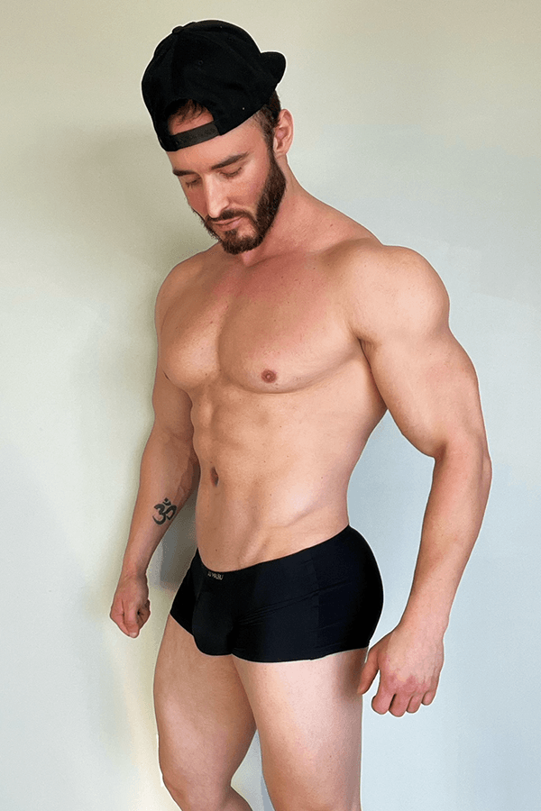 Come Over Silky Seamless Boxer Briefs - Black - DealByEthan.gay