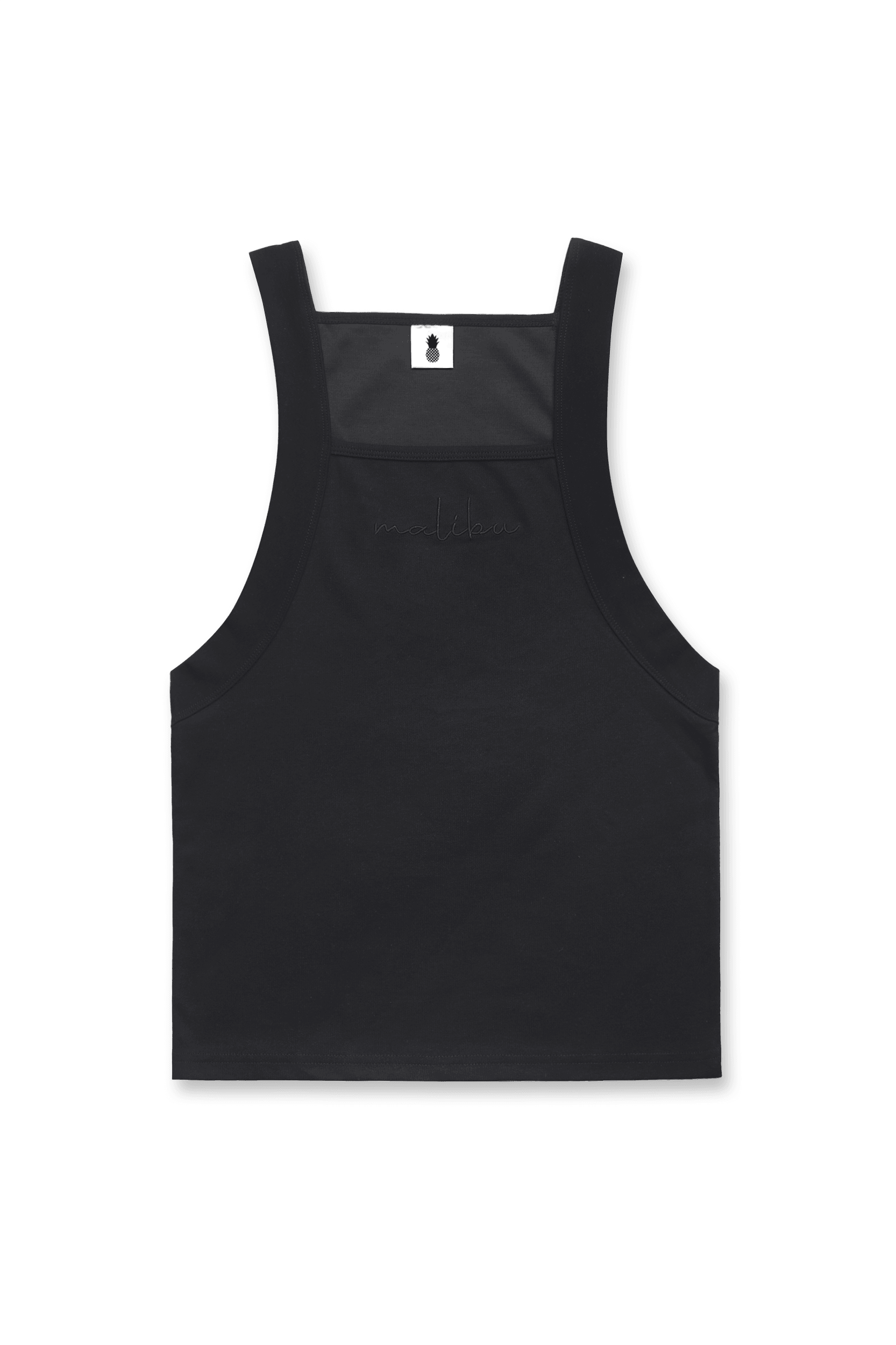 Over You Square Cut Tank - Black - DealByEthan.gay