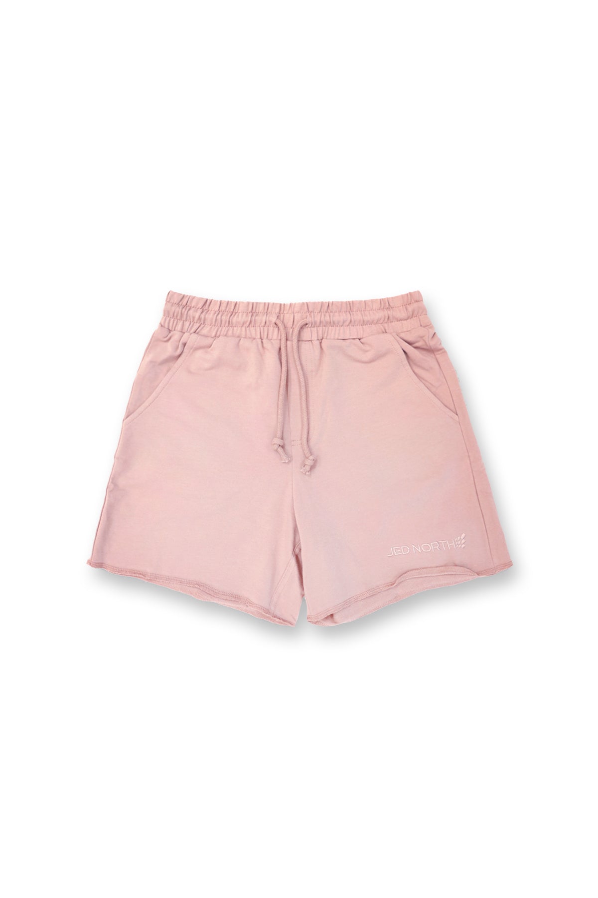 Pantalones cortos deportivos universitarios Motion de 5 pulgadas, color rosa claro