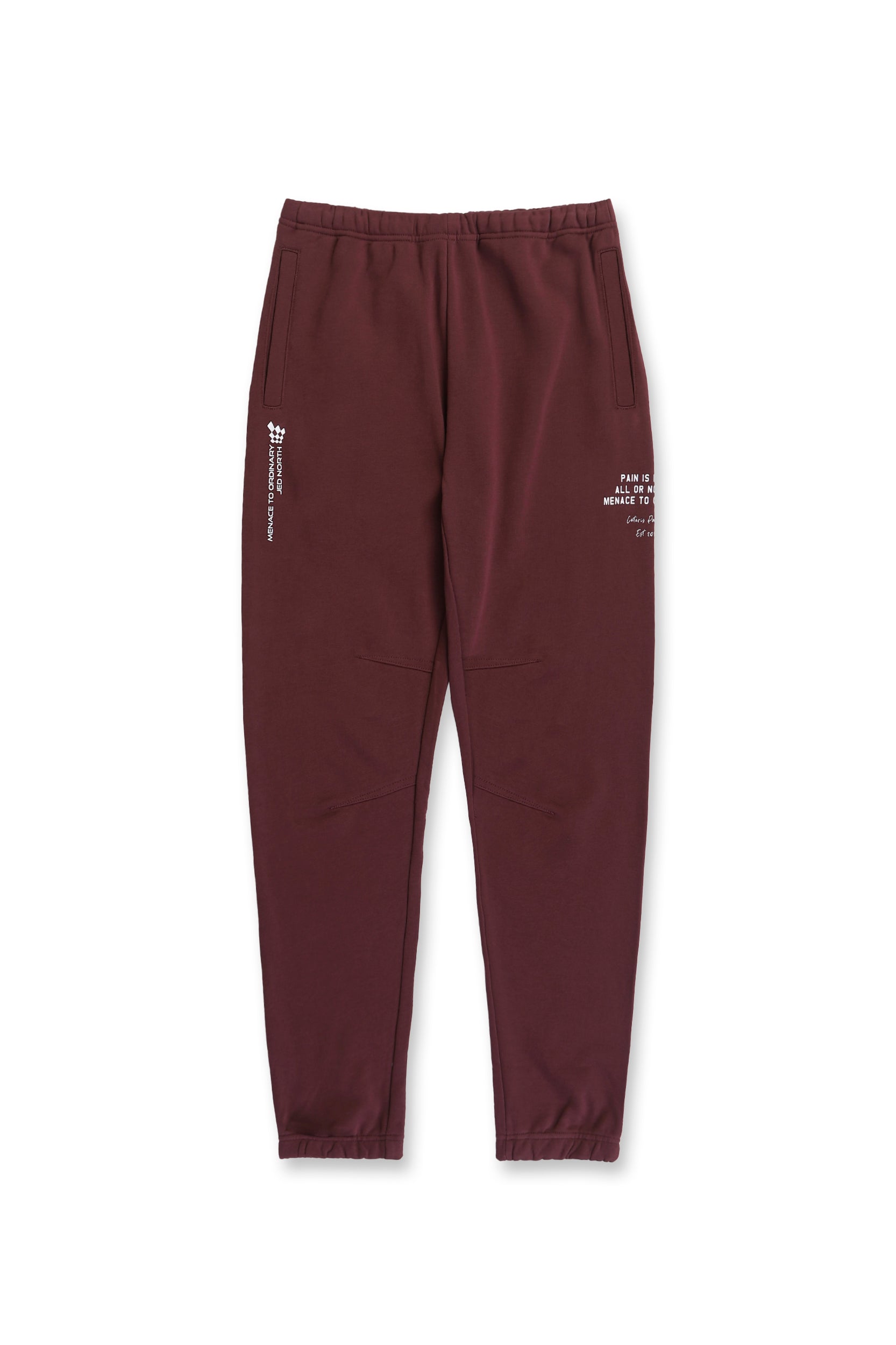 All Or Nothing French Terry Joggers - Maroon