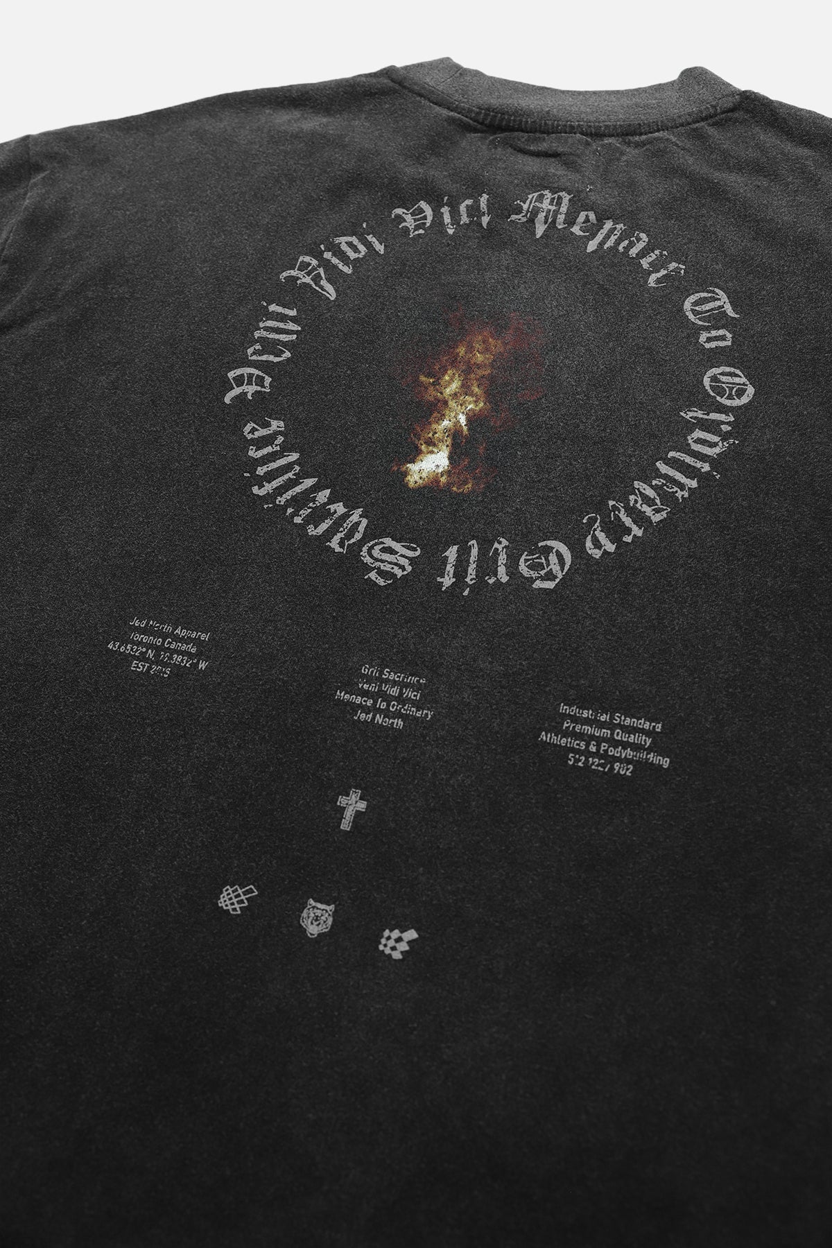 Camiseta vintage de gran tamaño - Ring of Fire