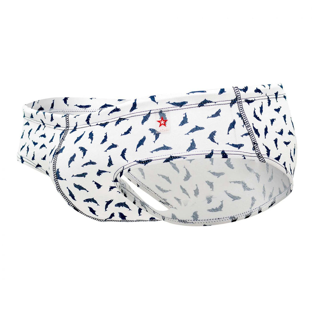 JOR 1006 Whales Briefs Color White - DealByEthan.gay loves JOR