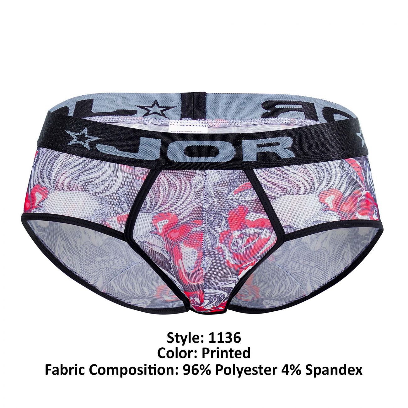 JOR 1136 Detroit Briefs Color Printed - DealByEthan.gay loves JOR
