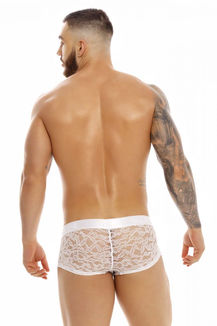 JOR 1378 Romance Lace Trunks Color White - DealByEthan.gay loves JOR