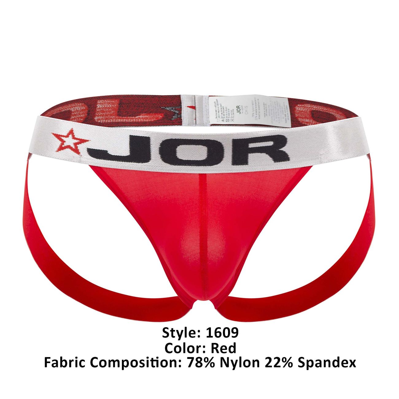 JOR 1609 JOR Jockstrap Color Red - DealByEthan.gay loves JOR