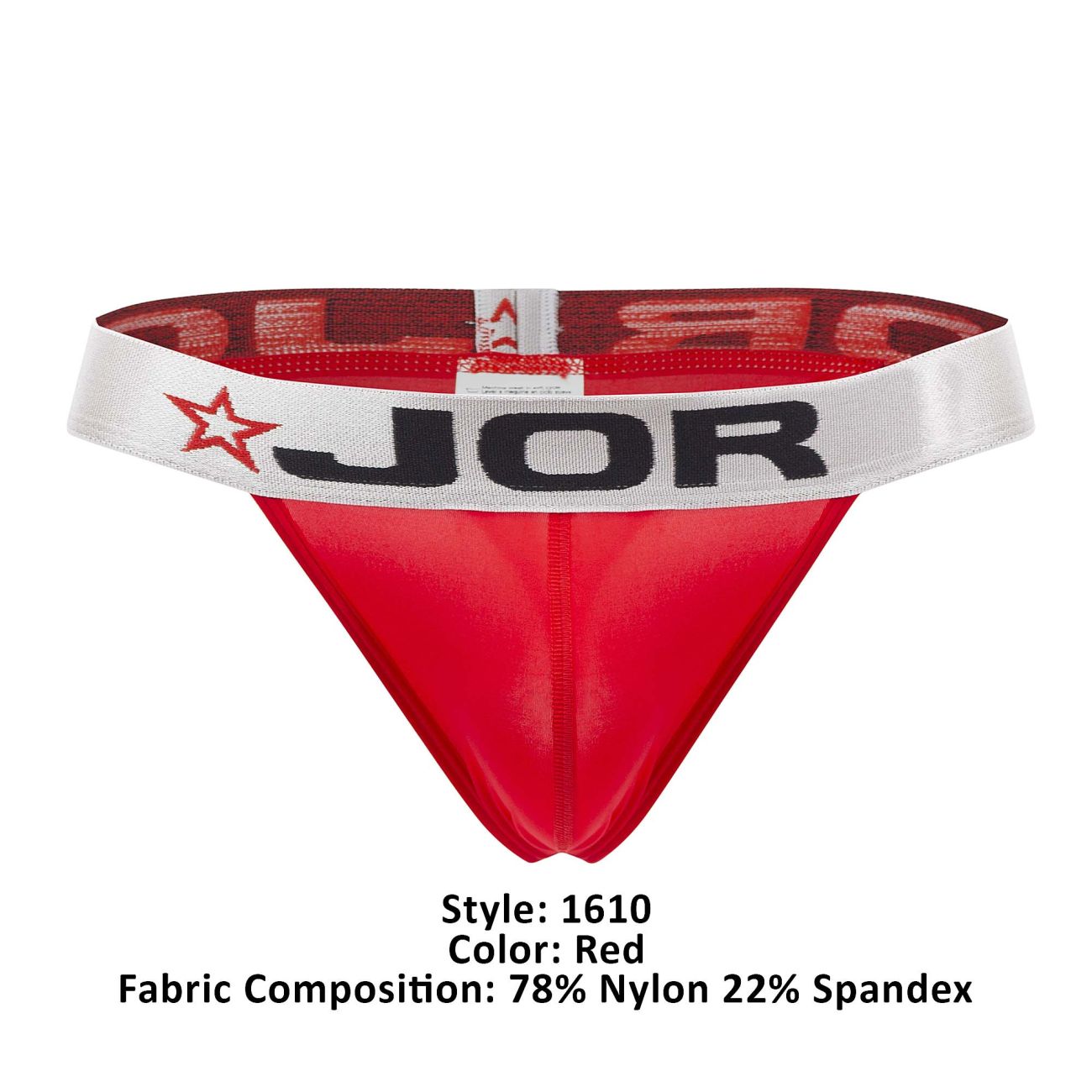 JOR 1610 JOR Thongs Color Red - DealByEthan.gay loves JOR