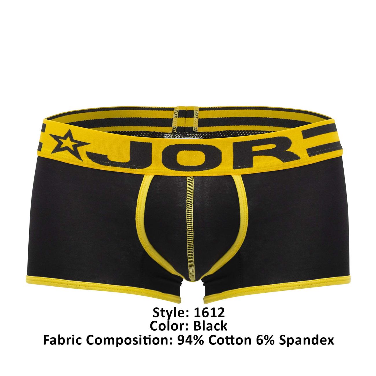 JOR 1612 Varsity Trunks Color Black - DealByEthan.gay loves JOR