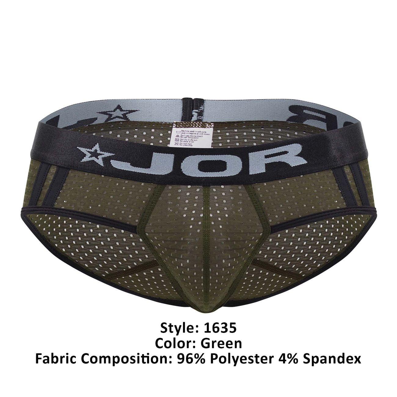 JOR 1635 Electro Briefs Color Green - DealByEthan.gay loves JOR