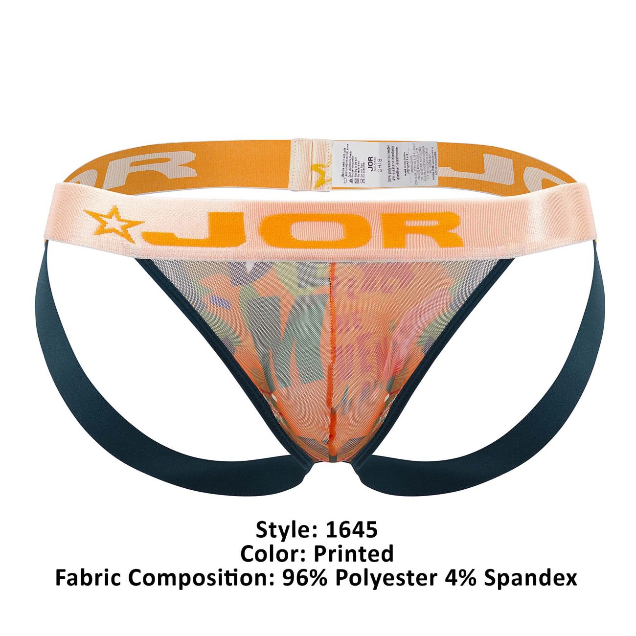 JOR 1645 DF Jockstrap Color Printed - DealByEthan.gay loves JOR
