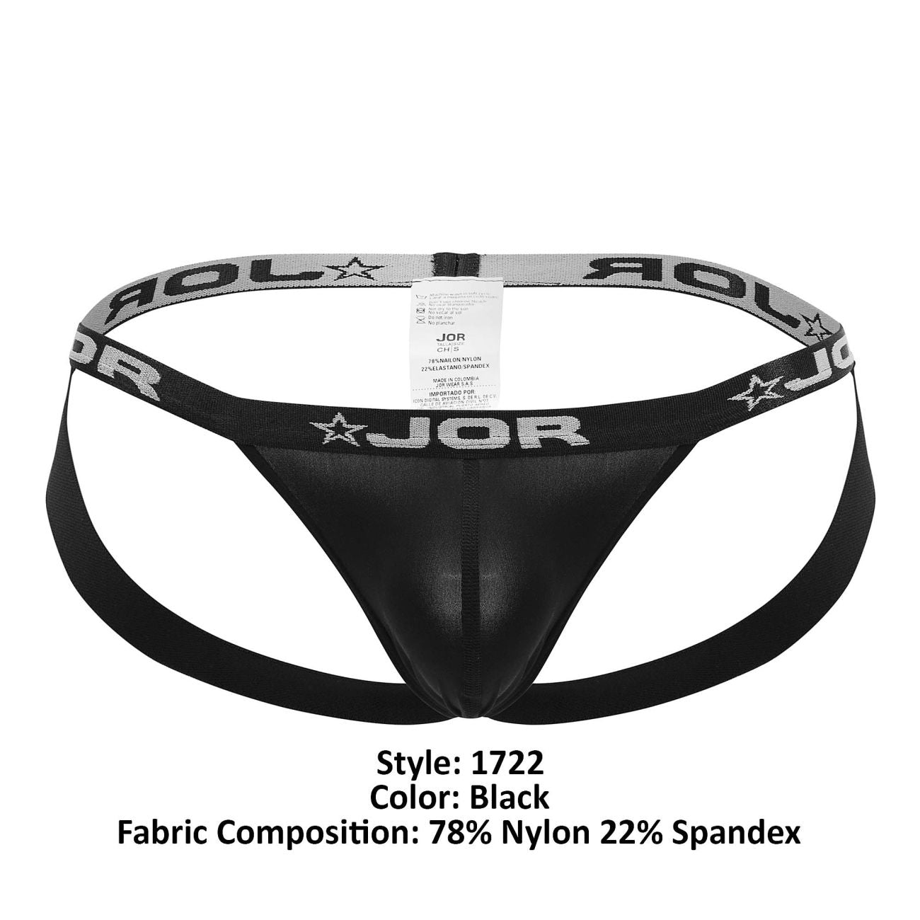 JOR 1722 Romeo Jockstrap Color Black - DealByEthan.gay loves JOR