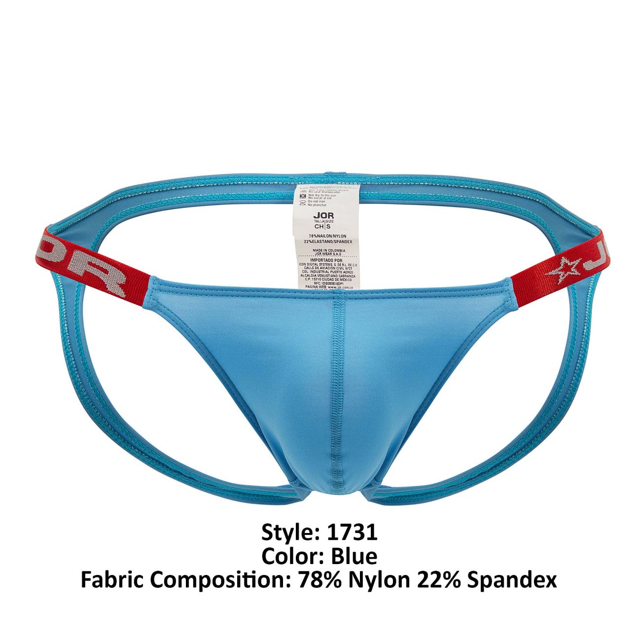 JOR 1731 Dante Jockstrap Color Blue - DealByEthan.gay loves JOR