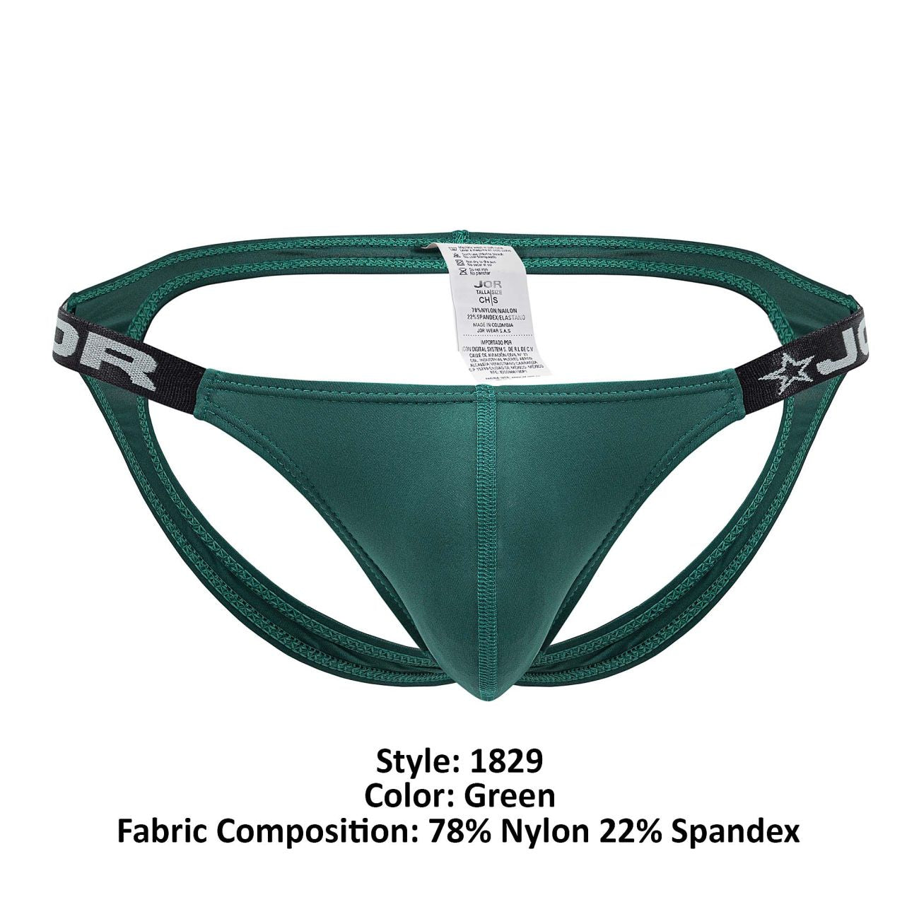 JOR 1829 Dante Jockstrap Color Green - DealByEthan.gay loves JOR