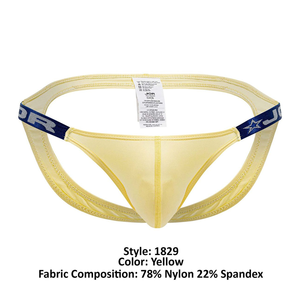 JOR 1829 Dante Jockstrap Color Yellow - DealByEthan.gay loves JOR