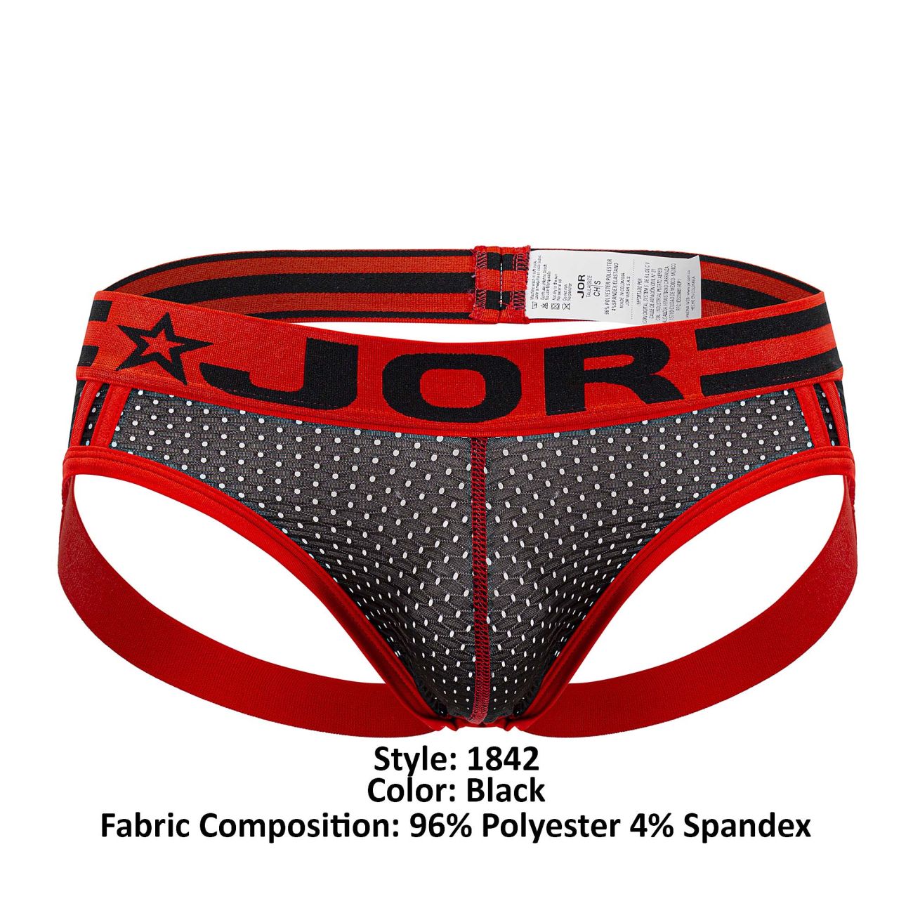 JOR 1842 Nitro Jockstrap Color Black - DealByEthan.gay loves JOR