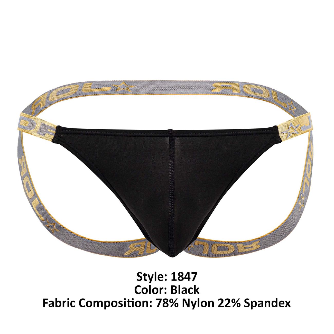 JOR 1847 Ares Jockstrap Color Black - DealByEthan.gay loves JOR