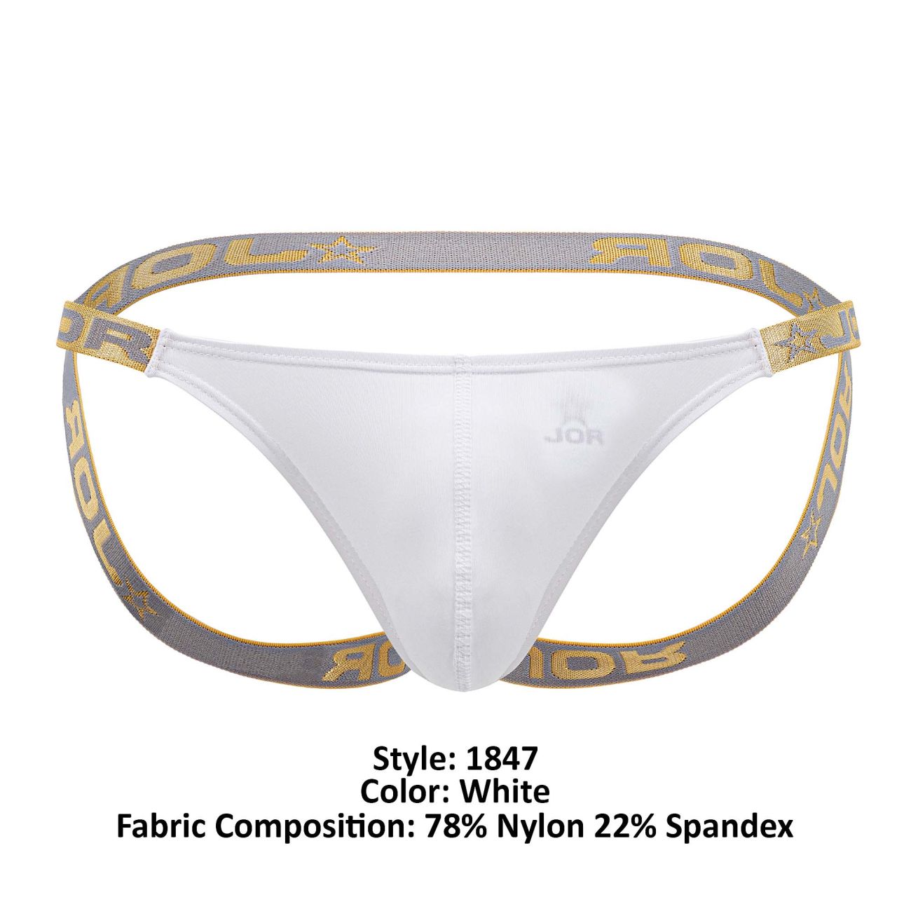JOR 1847 Ares Jockstrap Color White - DealByEthan.gay loves JOR