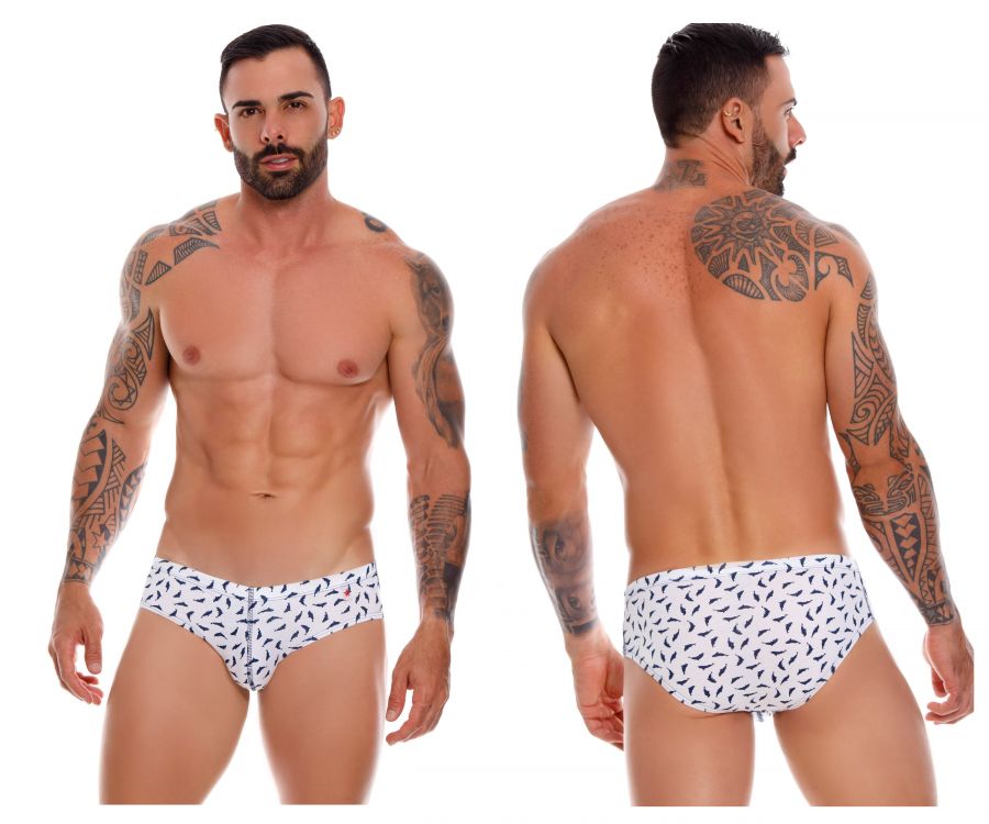 JOR 1006 Calzoncillos Ballenas Color Blanco