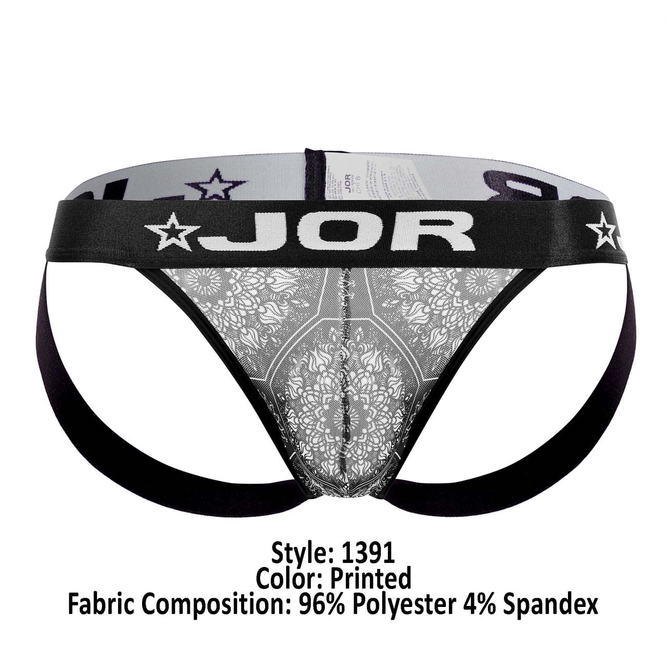 JOR 1391 Nacht Jockstrap Farbe bedruckt