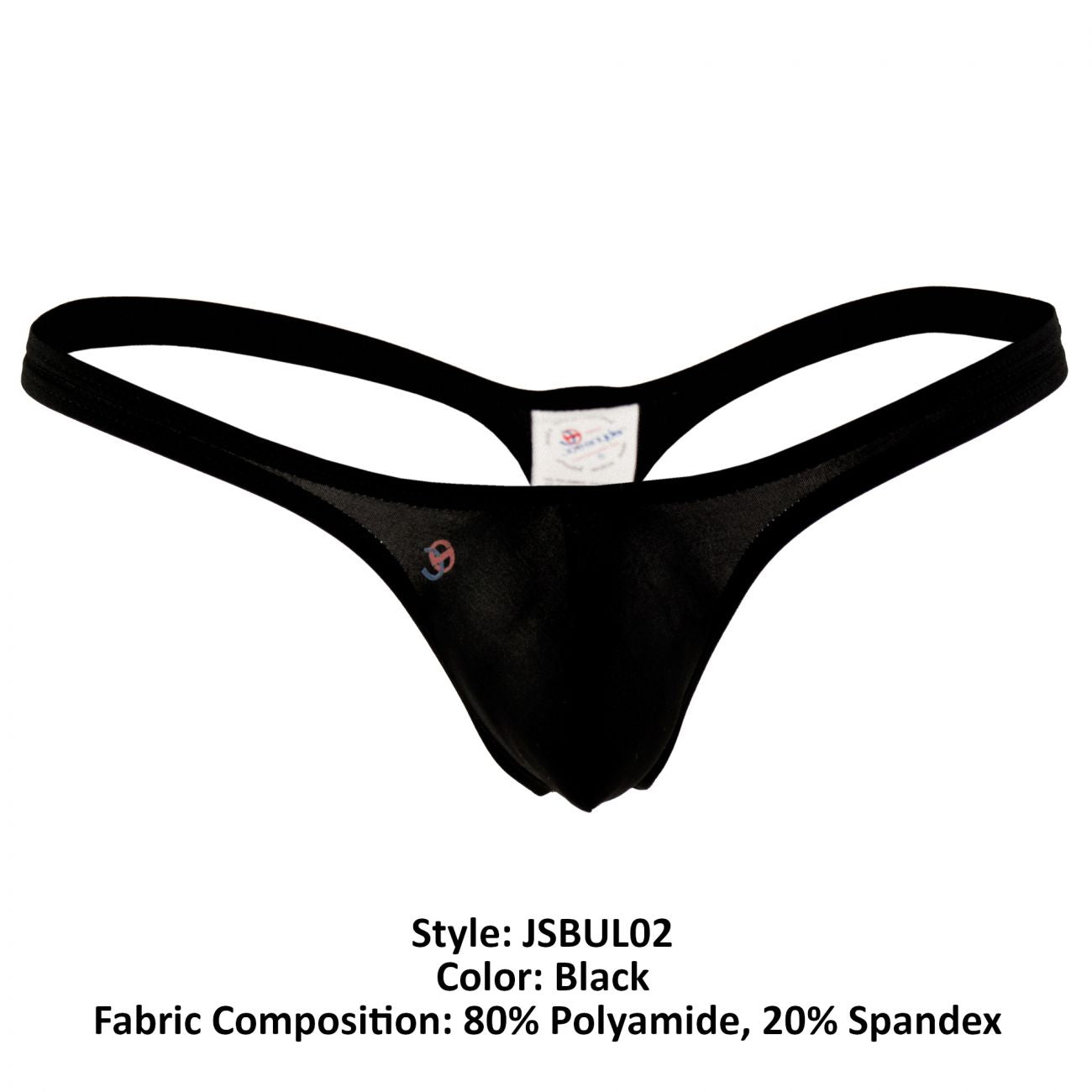 Tanga abultada JSBUL02 de Joe Snyder, color negro
