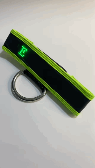 MARQUEE CENTER STRAP - NEON GREEN - DealByEthan.gay loves Breedwell