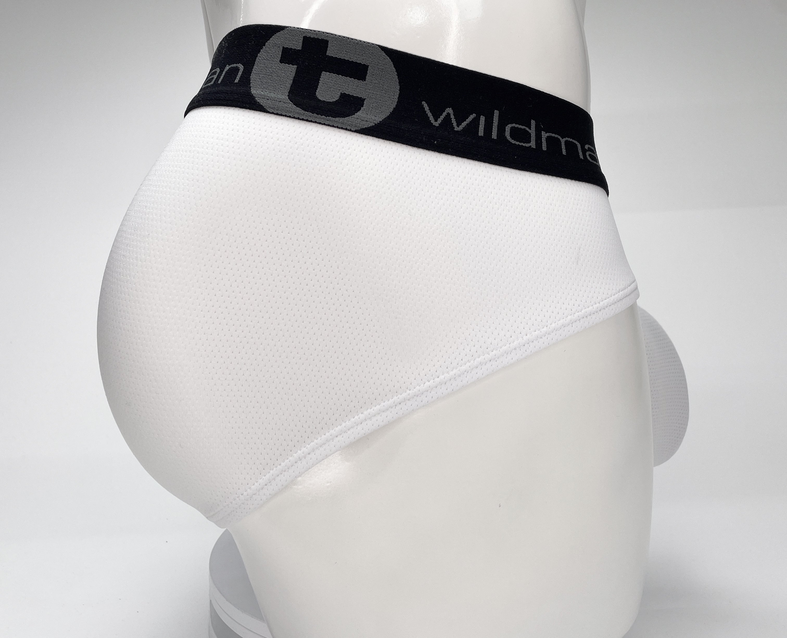 WildmanT Mesh Monster Cock Brief White - DealByEthan.gay