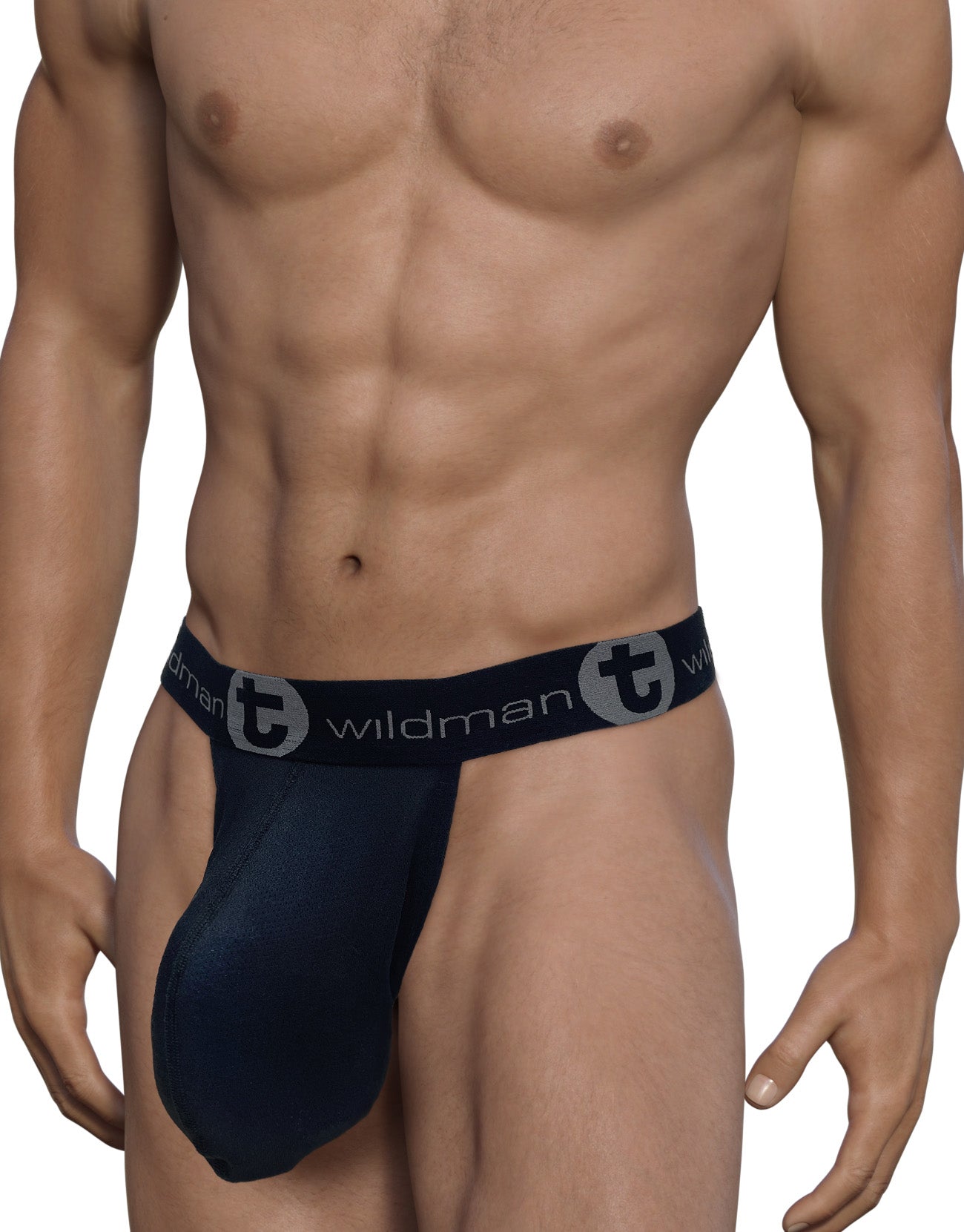 WildmanT Mesh Monster Cock Strapless Pouch Black - DealByEthan.gay