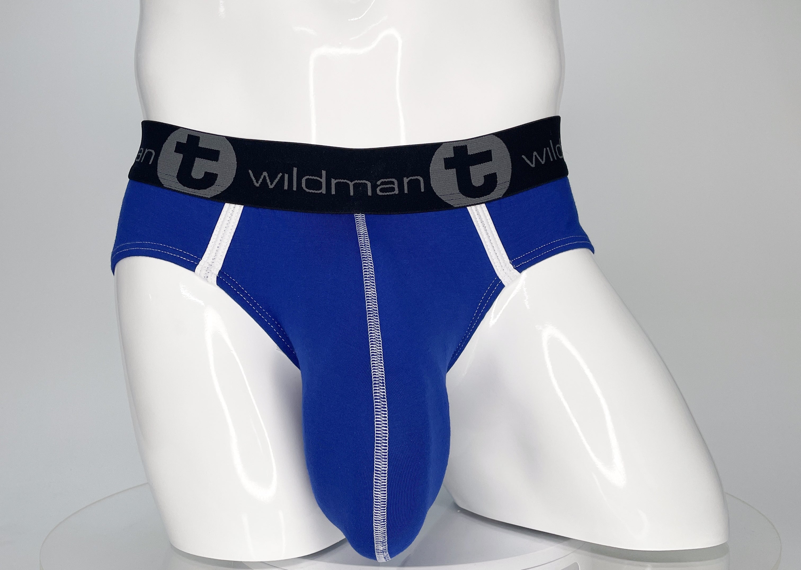 WildmanT Modal Monster Cock Brief Royal Blue - DealByEthan.gay