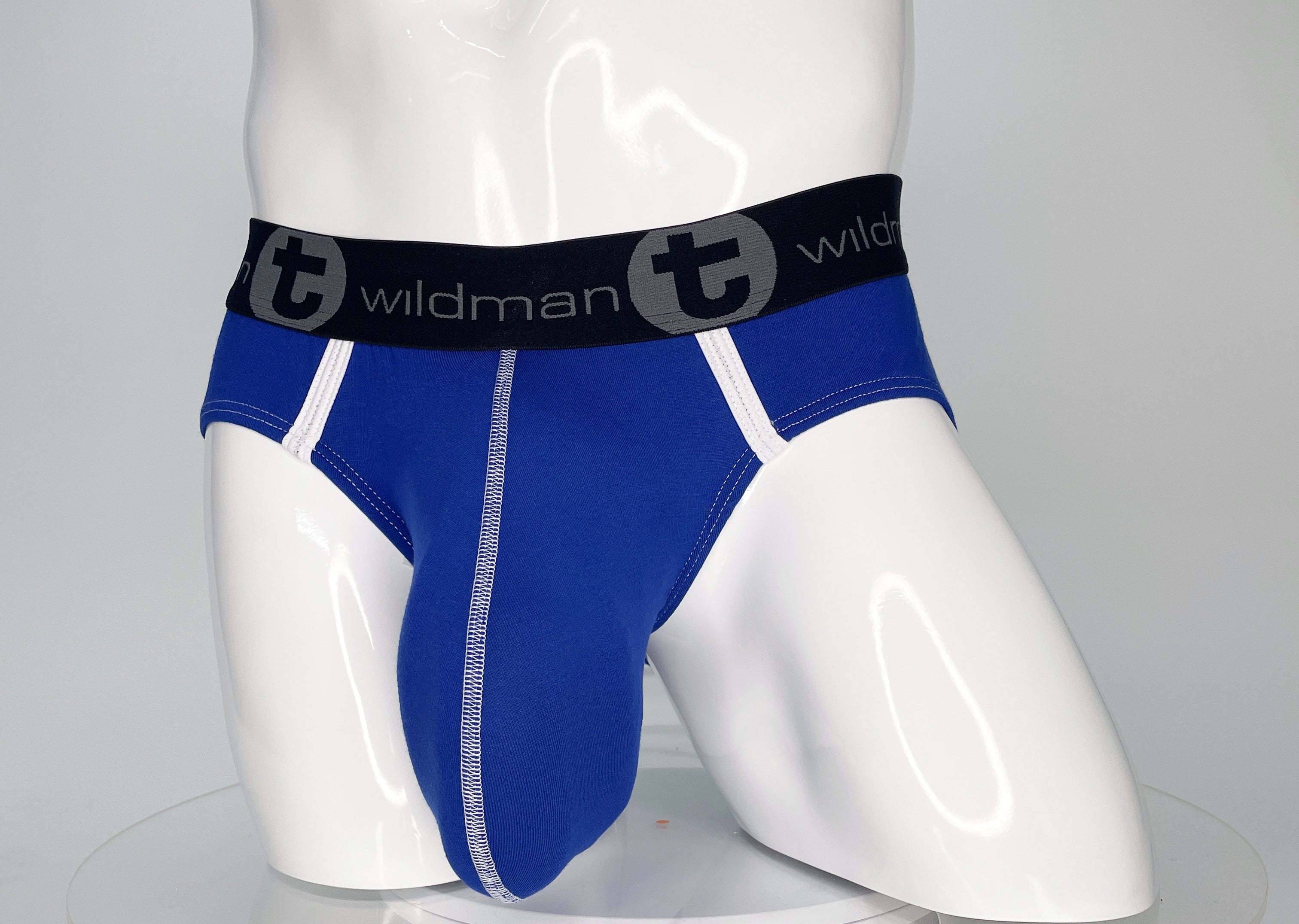 WildmanT Modal Monster Cock Brief Royal Blue - DealByEthan.gay