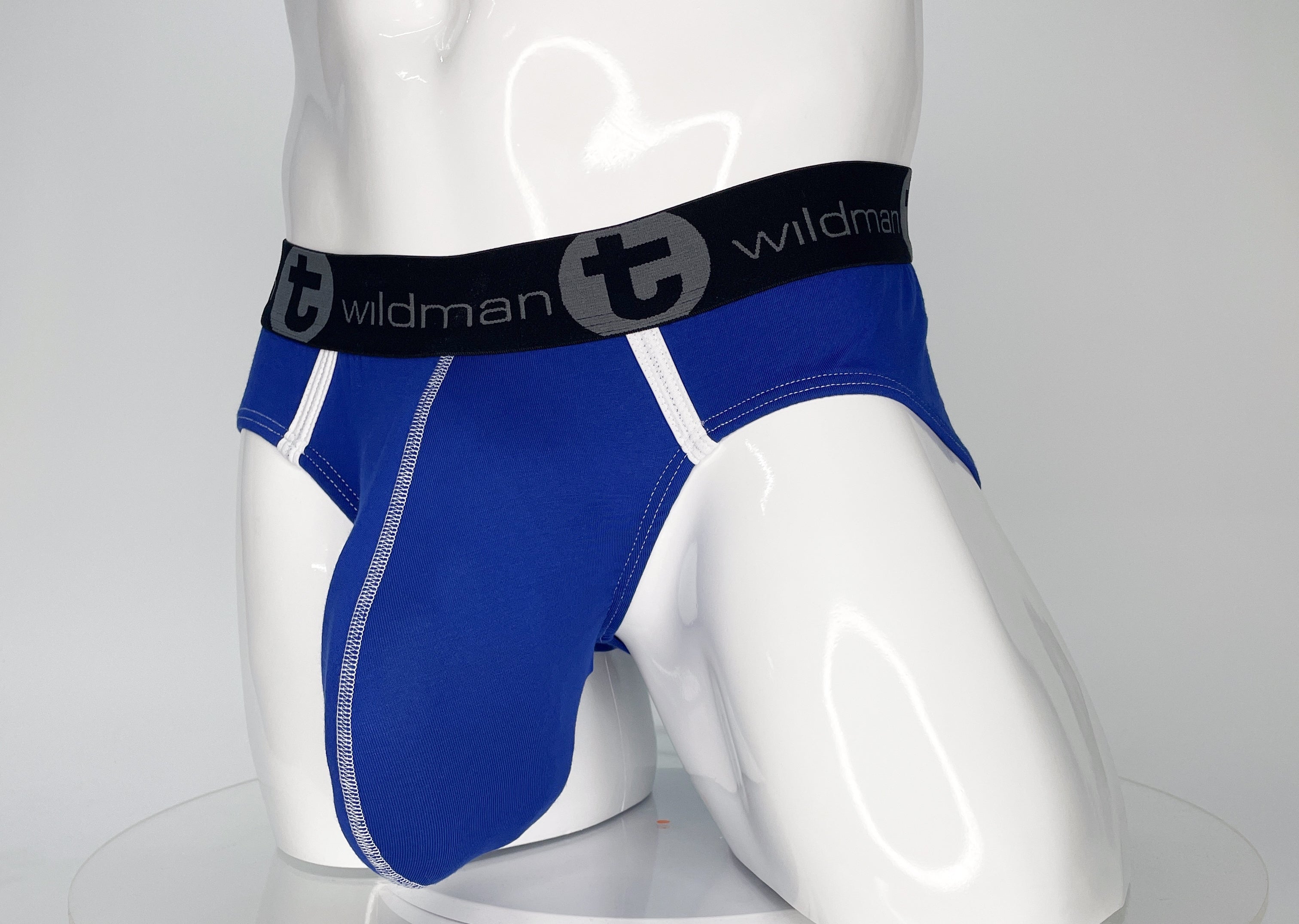 WildmanT Modal Monster Cock Brief Royal Blue - DealByEthan.gay