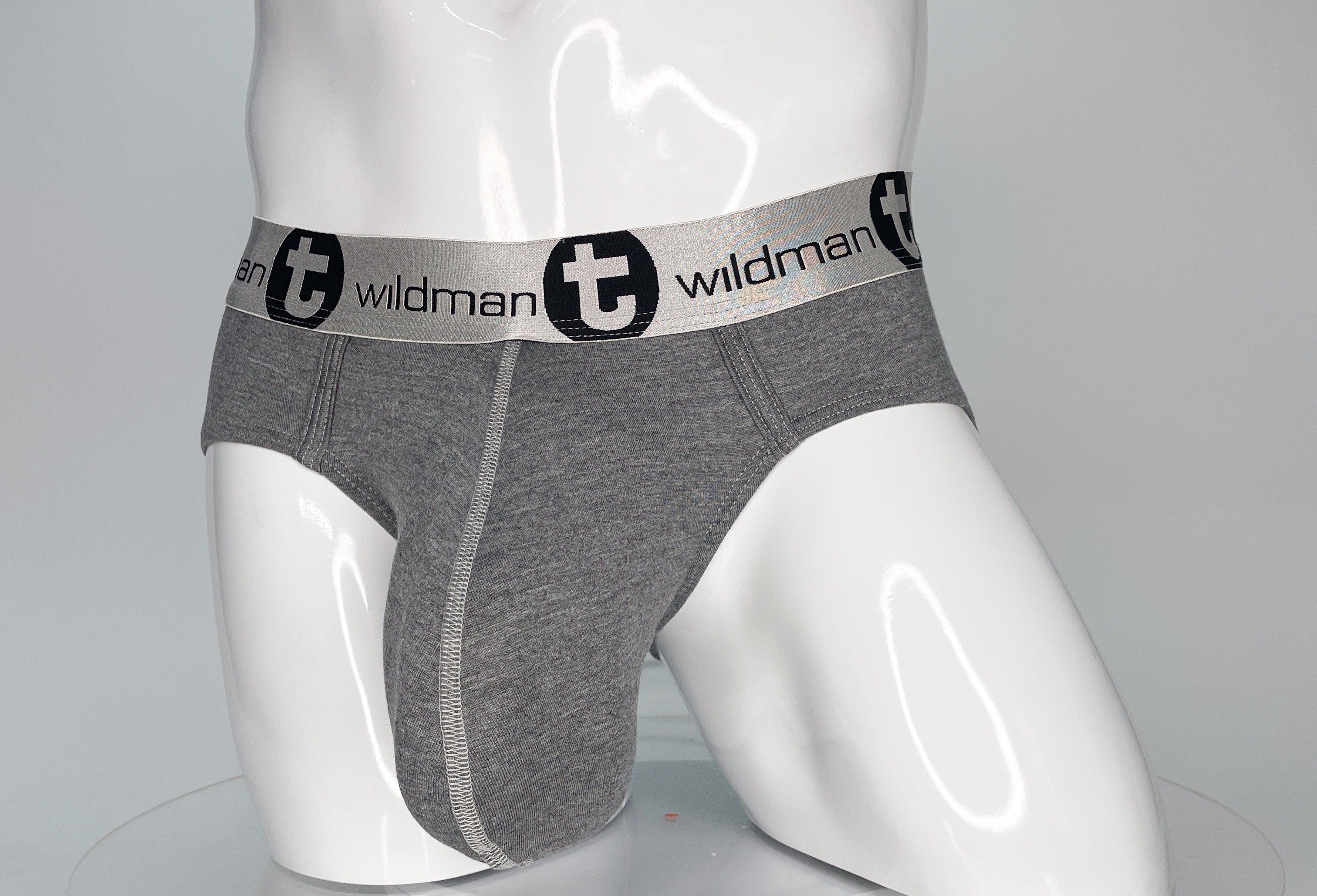 WildmanT Modal Monster Cock Brief Gray - DealByEthan.gay