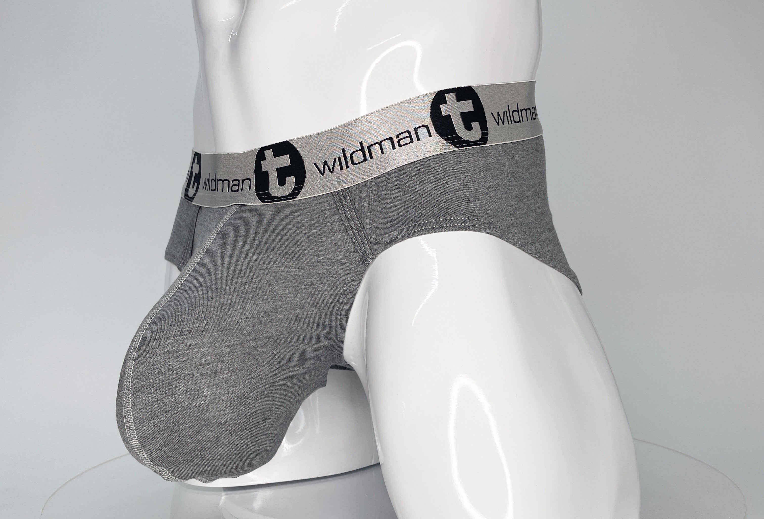 WildmanT Modal Monster Cock Brief Gray - DealByEthan.gay