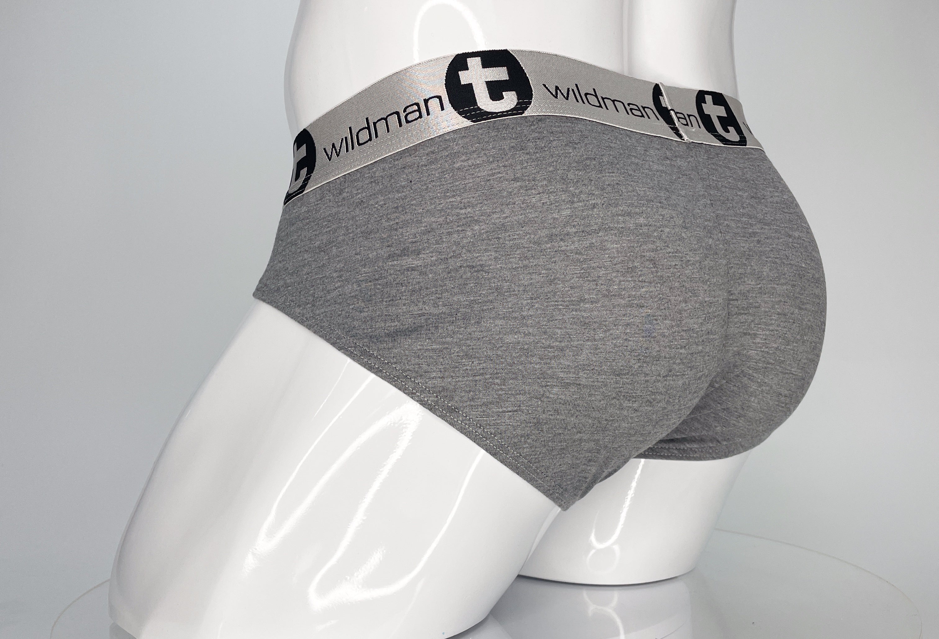 WildmanT Modal Monster Cock Brief Gray - DealByEthan.gay