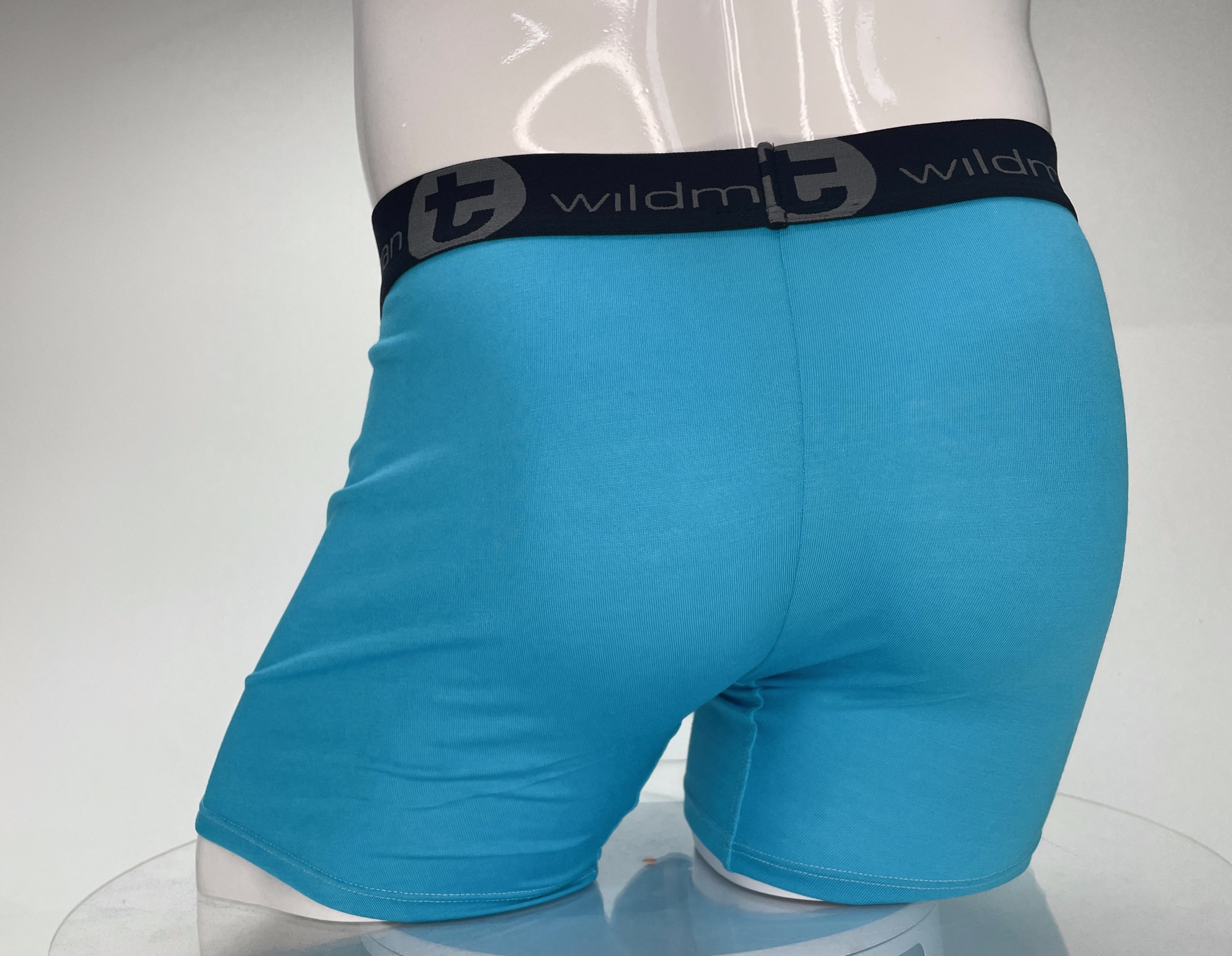 WildmanT Modal Monster Cock 5" Inseam Boxer Brief Baby Blue - DealByEthan.gay