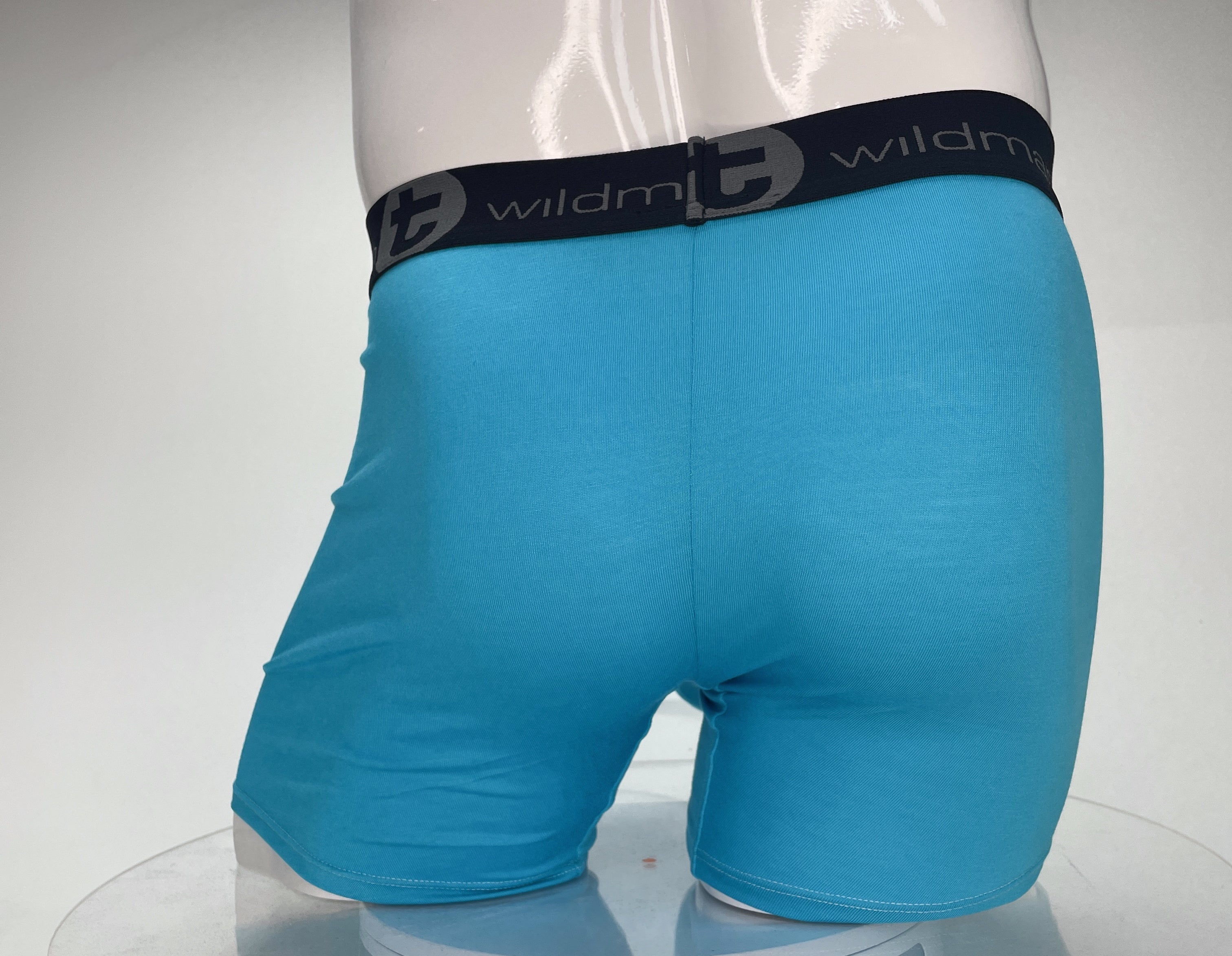 WildmanT Modal Monster Cock 5" Inseam Boxer Brief Baby Blue - DealByEthan.gay