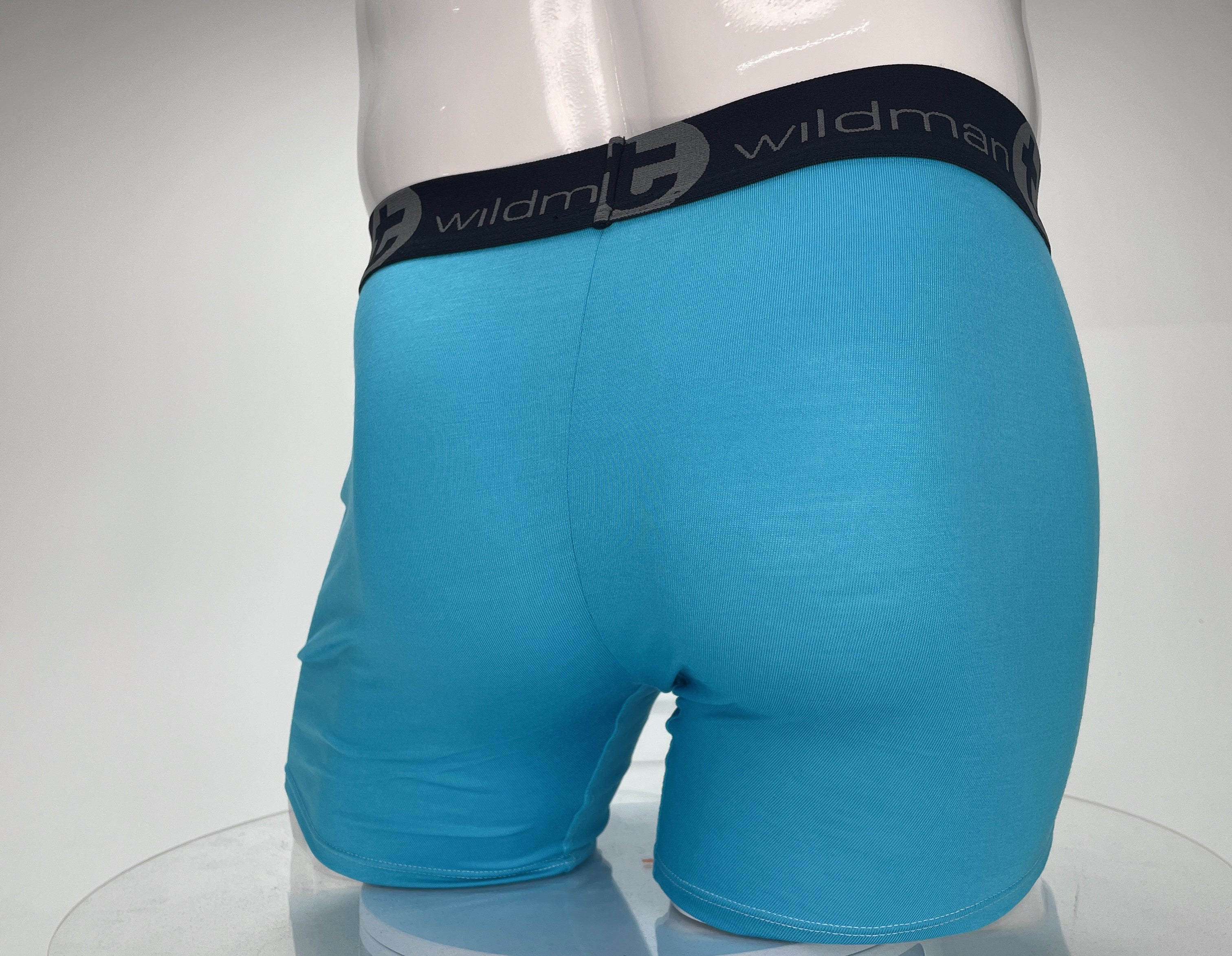 WildmanT Modal Monster Cock 5" Inseam Boxer Brief Baby Blue - DealByEthan.gay